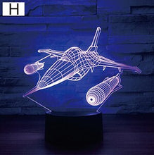 Load image into Gallery viewer, Lumiwell Remote Control Air Plane 3D Light LED Table Lamp