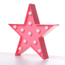 Load image into Gallery viewer, Kids Gift Star Moon LED Lamp Night Light