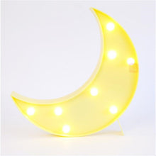Load image into Gallery viewer, Kids Gift Star Moon LED Lamp Night Light