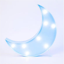 Load image into Gallery viewer, Kids Gift Star Moon LED Lamp Night Light
