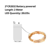 Load image into Gallery viewer, Cooper Wire Cabinet Lights 2M 5M 10M LED String Lights Home Decor