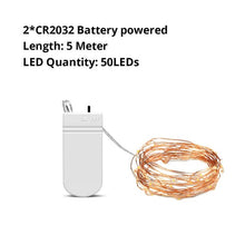 Load image into Gallery viewer, Cooper Wire Cabinet Lights 2M 5M 10M LED String Lights Home Decor