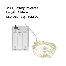 Load image into Gallery viewer, Cooper Wire Cabinet Lights 2M 5M 10M LED String Lights Home Decor