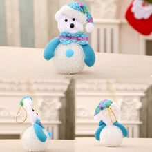 Load image into Gallery viewer, Colorful Led Ligth Glowing Santa Claus Snowman